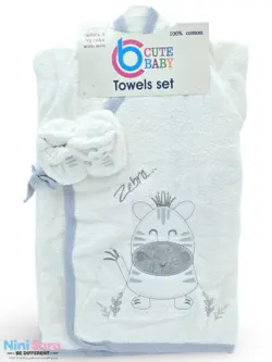 حوله نوزاد 5 تکه مدل زبرا | قیمت ویژه