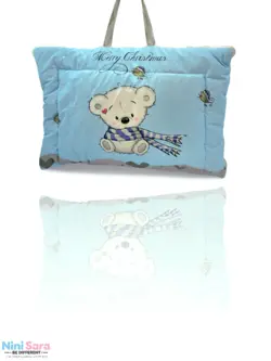 مسافرتی نوزاد مخمل مدل خرس آبی | قیمت ویژه