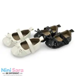 پاپوش نوزادی دخترانه ورنی