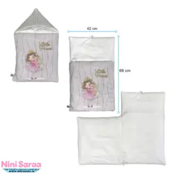 ست خواب نوزاد برند مامز کیوتی (momscutie) مدل 4 تکه طرح پرنسس اسب تک شاخ- نماینده رسمی مامزکیوتی