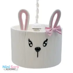 لوستر و آباژور عروسکی مدل خرگوش صورتی