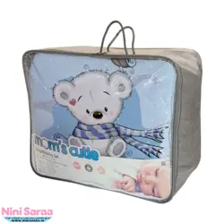 ست خواب نوزاد برند مامز کیوتی (momscutie) مدل 4 تکه طرح کوالا رنگ آبی- نماینده رسمی مامزکیوتی