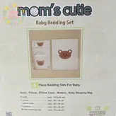 ست خواب نوزاد برند مامز کیوتی (momscutie) مدل 4 تکه طرح پرفروش خرس تدی چهل تکه- نماینده رسمی مامزکیوتی