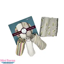 خشک کن پا نوزاد برند مامز کیوتی(momscutie) بسته 4 عددی طرح کوالا رنگ طوسی- خرید مستقیم از تولید کننده