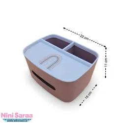 سرویس لوستر،آباژور،ساعت و جای دستمال نوزاد برند مامز کیوتی(momscutie) مدل 4 تکه طرح رنگین کمان- خرید مستقیم از تولید کننده