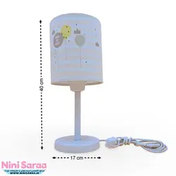 سرویس لوستر،آباژور،ساعت و جای دستمال نوزاد برند مامز کیوتی(momscutie) مدل 4 تکه طرح خرس کارتونی رنگ کرم - خرید مستقیم از تولید کننده