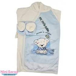 حوله نوزاد مامز کیوتی طرح کوالا رنگ آبی- خرید مستقیم از تولیدی