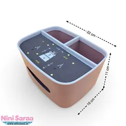 سرویس لوستر،آباژور،ساعت و جای دستمال نوزاد برند مامز کیوتی(momscutie) مدل 4 تکه طرح خرس قطبی- خرید مستقیم از تولید کننده