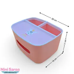 سرویس لوستر،آباژور،ساعت و جای دستمال نوزاد برند مامز کیوتی(momscutie) مدل 4 تکه طرح خرگوش پرنسس- خرید مستقیم از تولید کننده