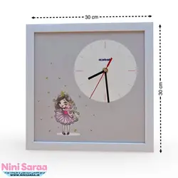 سرویس لوستر،آباژور،ساعت و جای دستمال نوزاد برند مامز کیوتی(momscutie) مدل 4 تکه طرح پرنسس اسب تک شاخ - خرید مستقیم از تولید کننده