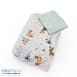 زیرانداز تعویض پوشک نوزاد مامزکیوتی (Mom’s Cutie) طرح روباه و جنگل