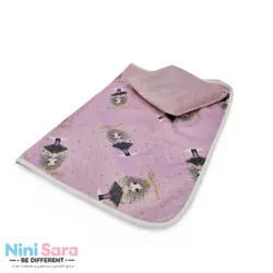 زیرانداز تعویض پوشک نوزاد مامزکیوتی (Mom’s Cutie) طرح دختر موفرفری