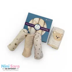 خشک کن پا نوزاد برند مامز کیوتی(momscutie) بسته 4 عددی طرح تدی 40 تکه - خرید مستقیم از تولید کننده