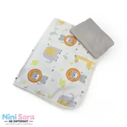 زیرانداز تعویض پوشک نوزاد مامزکیوتی (Mom’s Cutie) طرح گاردن فیل و زرافه