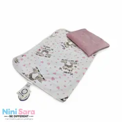 زیرانداز تعویض پوشک نوزاد مامزکیوتی (Mom’s Cutie) طرح زرافه قلبی