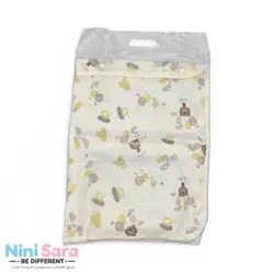 زیرانداز تعویض پوشک نوزاد مامزکیوتی (Mom’s Cutie) طرح خرس کارتونی کرم
