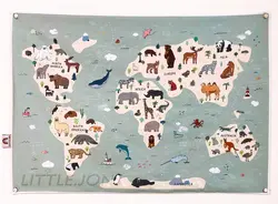 نقشه دیواری kids map