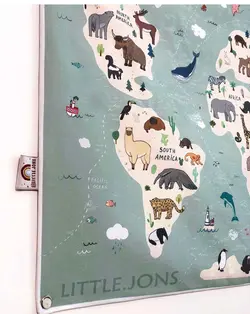نقشه دیواری kids map