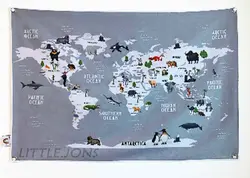 نقشه دیواری kids map
