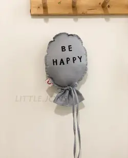 دیوارکوب بادکنک با فونت BE HAPPY