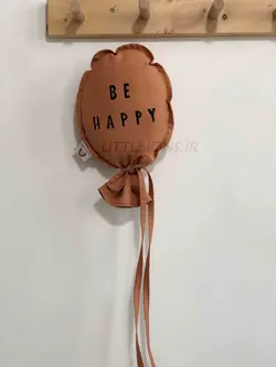 دیوارکوب بادکنک با فونت BE HAPPY