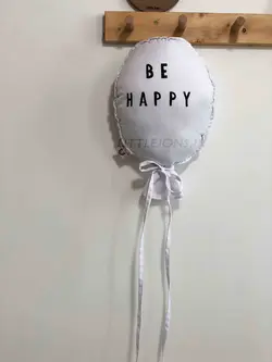 دیوارکوب بادکنک با فونت BE HAPPY