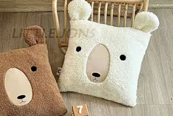 کوسن مربع تدی پوزه نسکافه