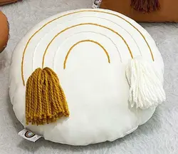 کوسن رنگین کمون دست دوز