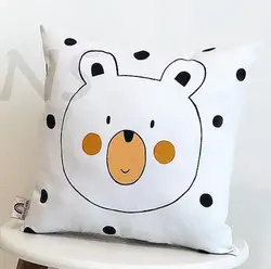 کوسن مربع خرس خالدار