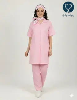 لباس بستری بیمار پارچه ای (تترون و فلامنت) - لباس بستری بیمارستانی پارچه ای