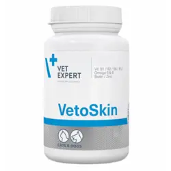 90 عدد کپسول وتواسکین وت اکسپرت (vetoskin) سگ و گربه