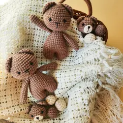 عروسک بافتنی تدی