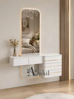 میز آرایش مدل جولیابا آینه قدی به همراه نورپردازی