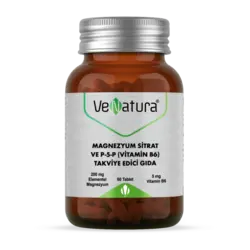 سیترات منیزیم و P-5-P (ویتامین B6) VENATURA MAGNEZYUM SITRAT VE P-5-P 60 TABLET