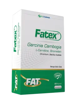مکمل لاغری   و کاهش وزن تضمینی فاتکس ال کارنتین کرومیوم و بروملین برند ارسی فارما RC FARMA FATEX  L_Carnitine