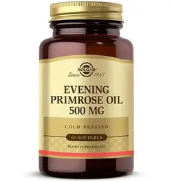 مکمل روغن گل مغربی سولگار(۶۰عددی)  exp 2027EVENING PRIMROSE OIL 500 MG EVENING PRIMROSE OIL 500 MG