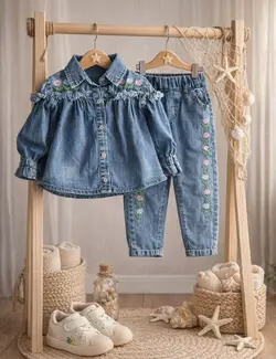 شومیز شلوار دخترانه لی