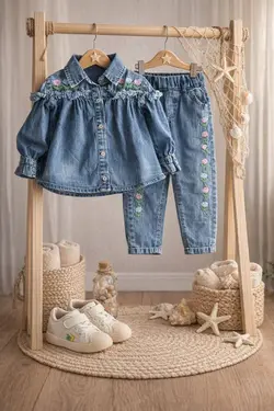 شومیز شلوار دخترانه لی