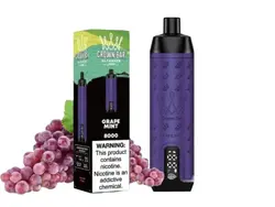 ویپ یکبار مصرف کرون بار الفاخر نعنا انگور ۸۰۰۰ پاف Crown Bar Al Fakher Grape Mint 8000 Puffs Disposable Vape
