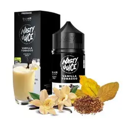 جویس نستی وانیل تنباکو و کاستارد ۶۰ میل Nasty Silver Vanilla Tobacco
