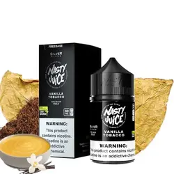 جویس نستی وانیل تنباکو و کاستارد ۶۰ میل Nasty Silver Vanilla Tobacco