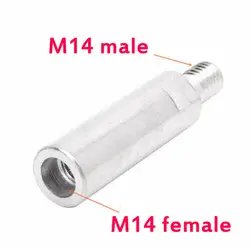 رابط افزایش طول شفت مینی فرز رزوه مدل M14 کد 80mm