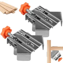 گیره گونیا کنج فلزی مدل jt-4 مجموعه ۴ عددی