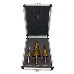 مته کاری بریکس مدل شیار دار کد AJ-BRIX-3PCS-SH مجموعه 3 عددی