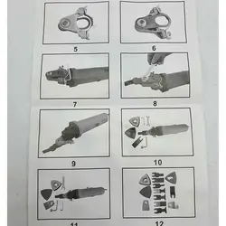 تبدیل مینی فرز به ابزار چند کاره مدل AJ6936 مجموعه 5 عددی