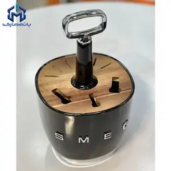 استند قاشق و چنگال و کارد اسمگ مشکی رنگ مدل Cutlery Caddy