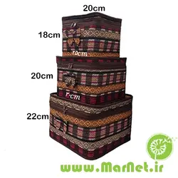 باکس سه تیکه جاجیم آذرین بافت - مارنت| فروشگاهی به وسعت اصالت