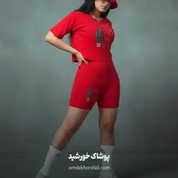 کراپ شورتک پنبه کاکتوس - پوشاک خورشید