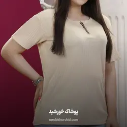 تیشرت قواره دار نیم زیپ - پوشاک خورشید