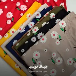 تیشرت بابونه قواره دار کد 21 - پوشاک خورشید